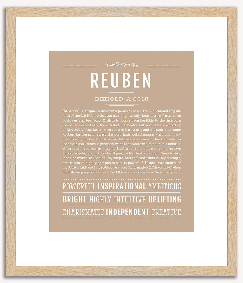 Reuben | Name Art Print