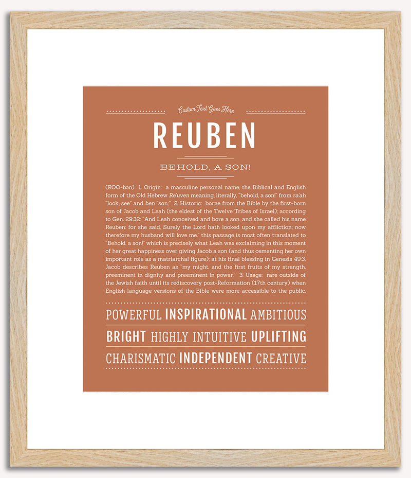 Reuben | Name Art Print