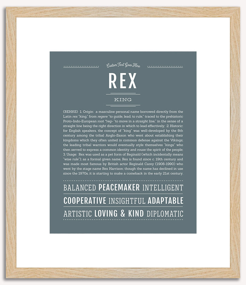 Rex | Name Art Print