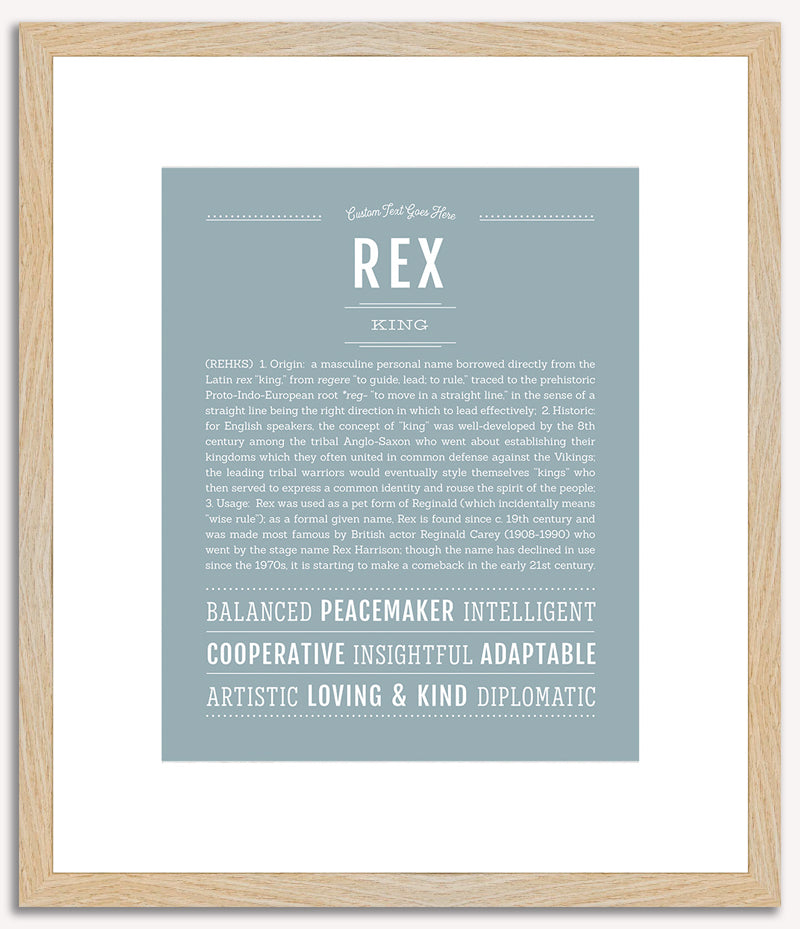 Rex | Name Art Print