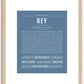 Rey (male) | Name Art Print