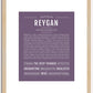 Reygan | Name Art Print