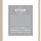 Reygan | Name Art Print