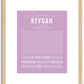 Reygan | Name Art Print