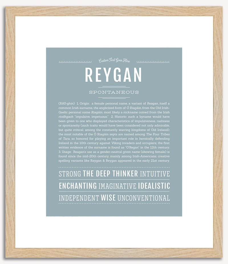 Reygan | Name Art Print