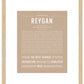 Reygan | Name Art Print