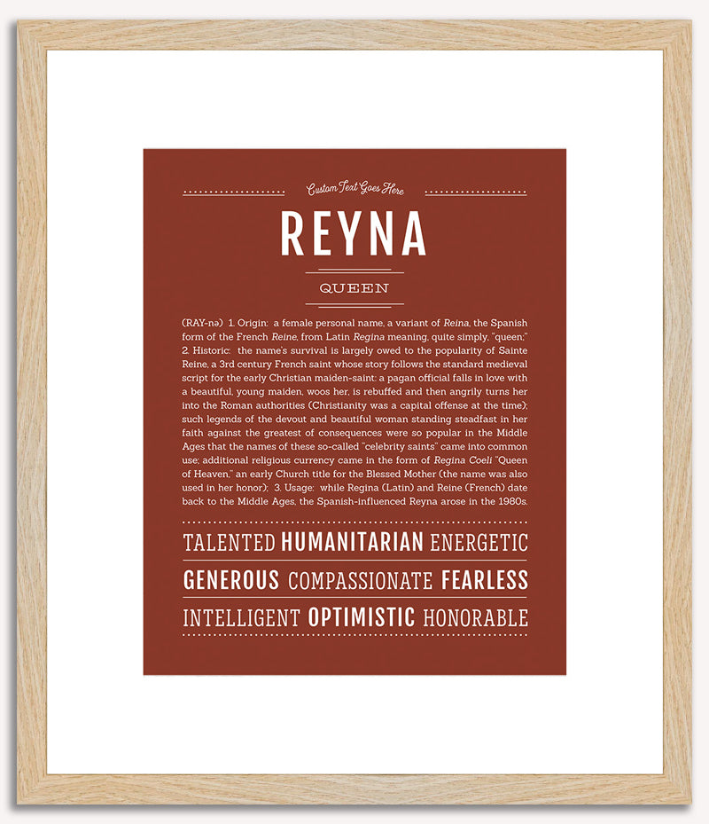 Reyna | Name Art Print