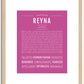 Reyna | Name Art Print