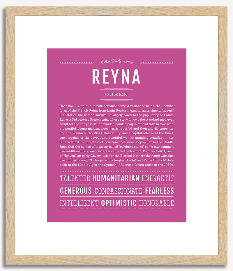 Reyna | Name Art Print