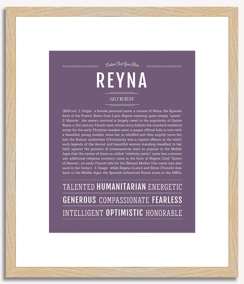 Reyna | Name Art Print