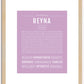 Reyna | Name Art Print