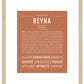 Reyna | Name Art Print