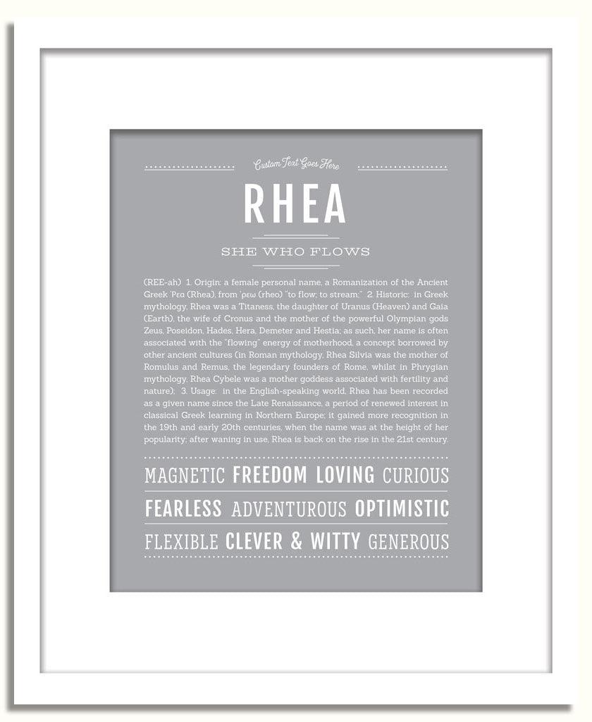 Frame Options | Light Gray | White Frame, Matted