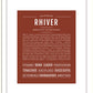 Rhiver | Name Art Print