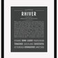 Rhiver | Name Art Print