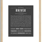 Rhiver | Name Art Print