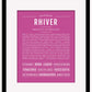 Rhiver | Name Art Print
