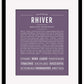 Rhiver | Name Art Print