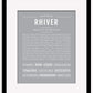 Rhiver | Name Art Print