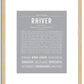 Rhiver | Name Art Print