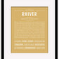 Rhiver | Name Art Print