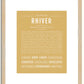 Rhiver | Name Art Print