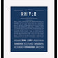 Rhiver | Name Art Print