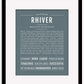 Rhiver | Name Art Print