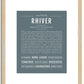 Rhiver | Name Art Print