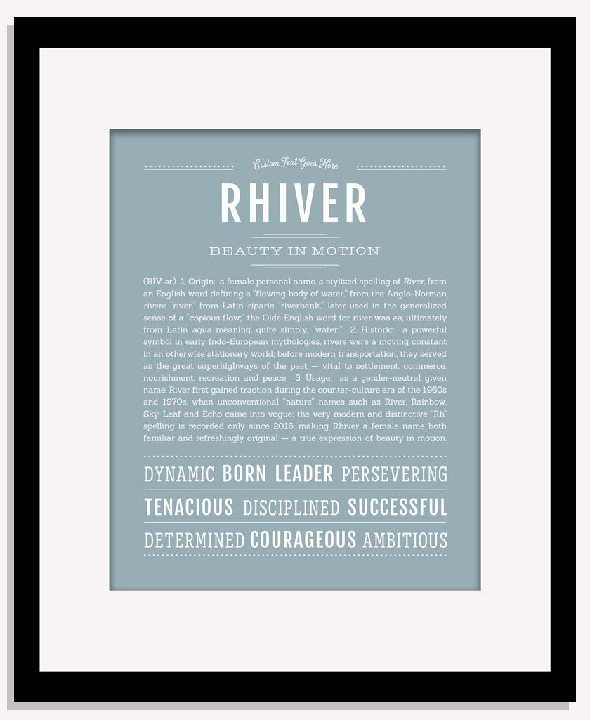 Rhiver | Name Art Print