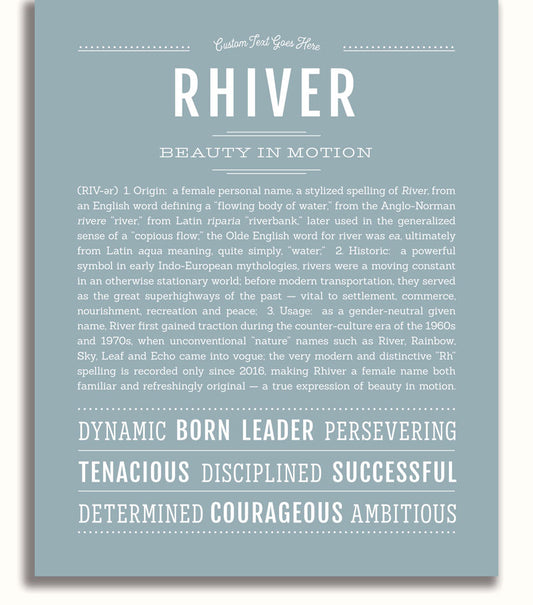 Frame Options | Powder Blue | White Frame, Matted