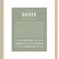 Rhiver | Name Art Print