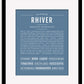 Rhiver | Name Art Print