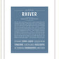 Rhiver | Name Art Print
