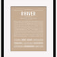 Rhiver | Name Art Print