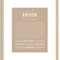 Rhiver | Name Art Print