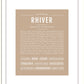 Rhiver | Name Art Print