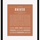Rhiver | Name Art Print