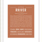 Rhiver | Name Art Print