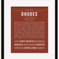 Frame Options | Bordeaux | Black Frame, Matted