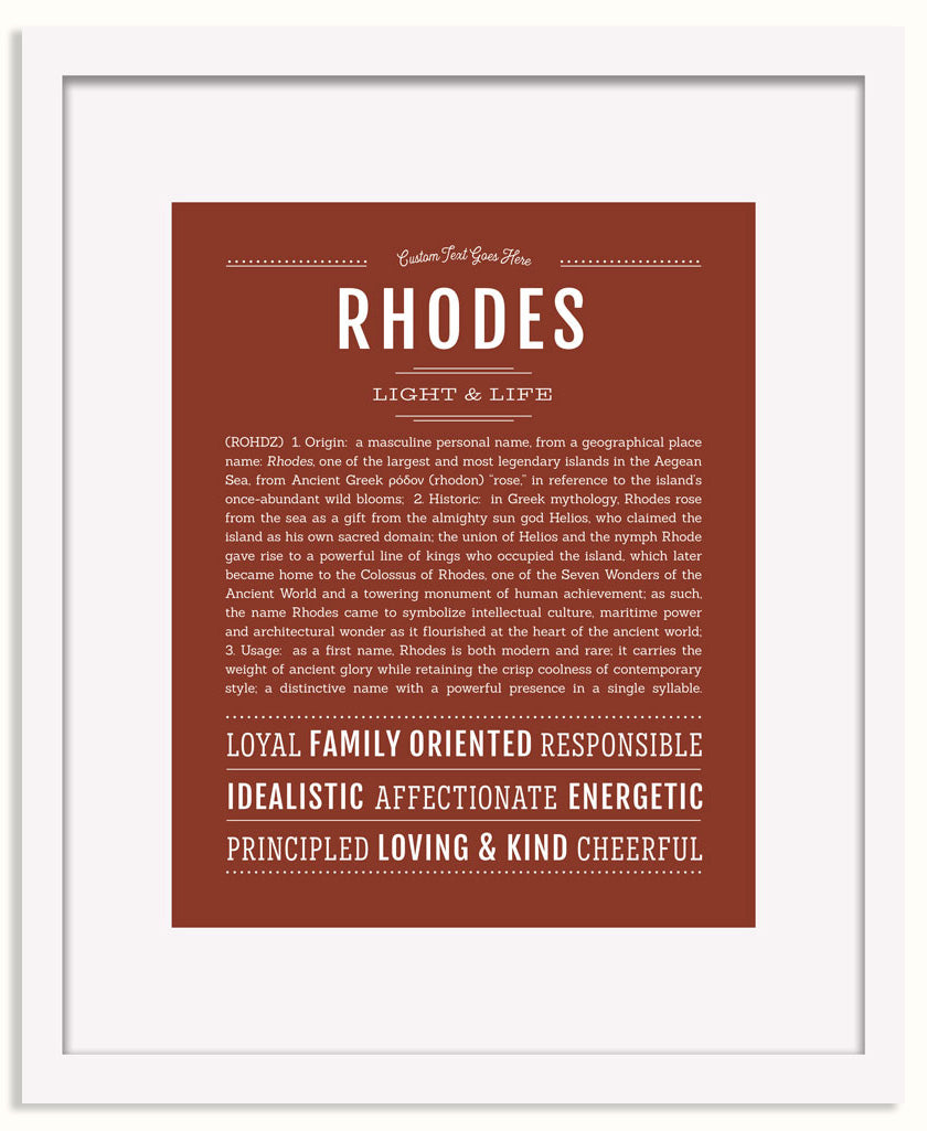 Frame Options | Bordeaux | White Frame, Matted