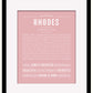 Frame Options | Dusty Rose | Black Frame, Matted