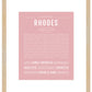 Frame Options | Dusty Rose | Maple Frame, Matted