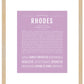 Frame Options | Lilac | Maple Frame, Matted