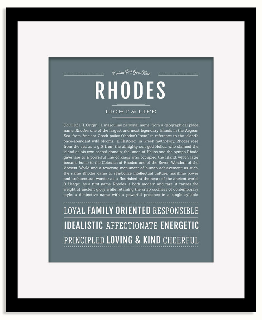 Frame Options | Night Rendezvous | Black Frame, Matted