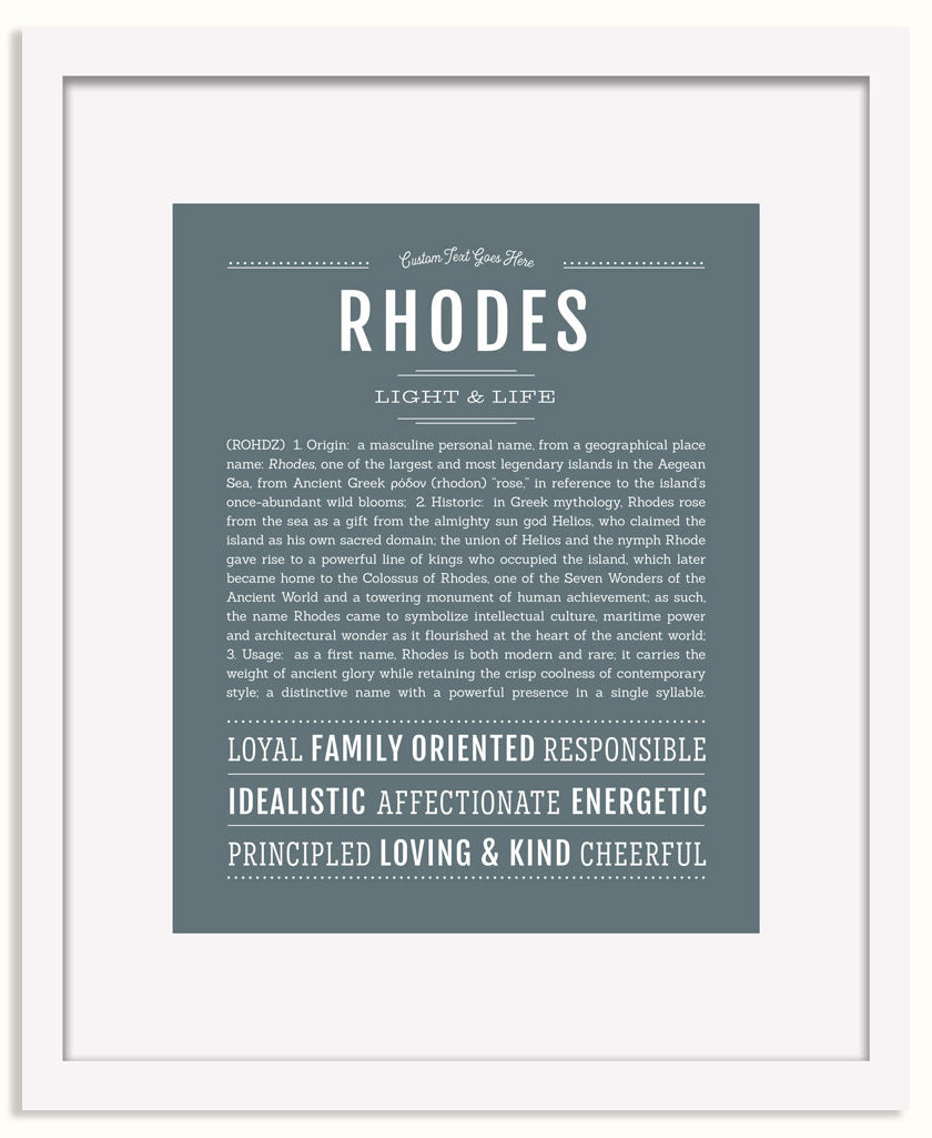 Frame Options | Night Rendezvous | White Frame, Matted