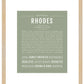 Frame Options | Sage | Maple Frame, Matted