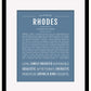 Frame Options | Steele Blue | Black Frame, Matted