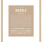 Frame Options | Tan | Maple Frame, Matted