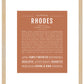 Frame Options | Terra Cotta | Maple Frame, Matted